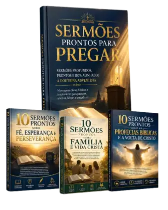 Pack Sermões Prontos para Pregar com três bônus gratuitos